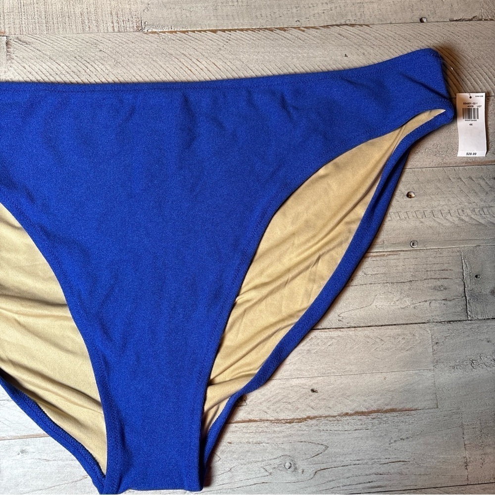Old Navy Blue Size 4xl Classic Terry fabric Bikini Swim Bottom - Picture 5 of 15